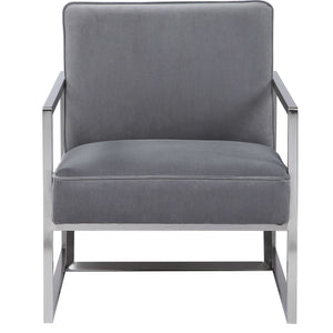 Hartigan Accent Chair, Nickel