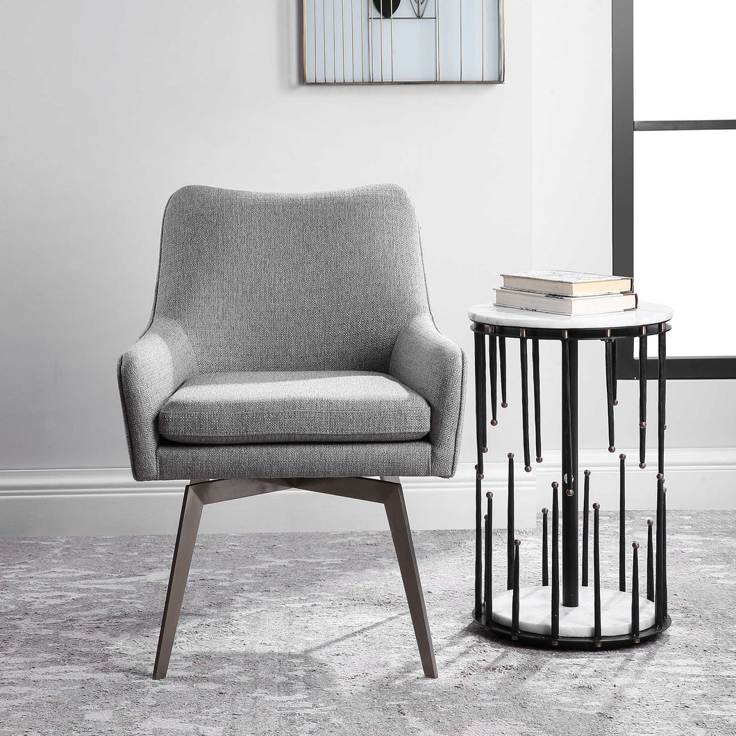 Let's Twist Dining Chair, Gray