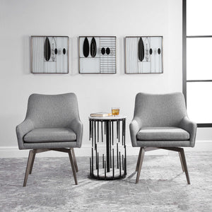 Let's Twist Dining Chair, Gray