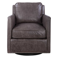 Roosevelt Swivel Chair, Smoke