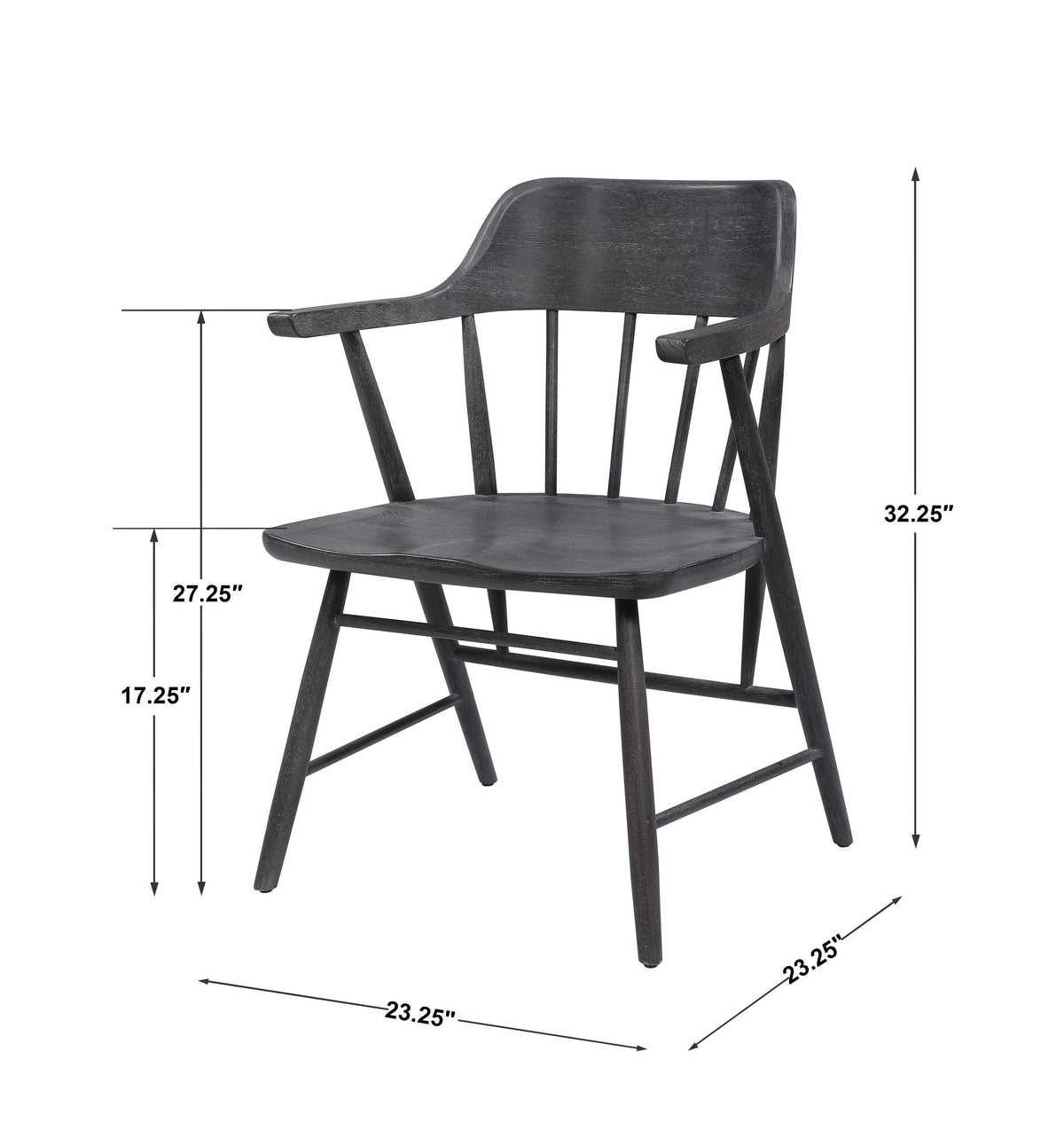 Chieftain Chair, Ebony