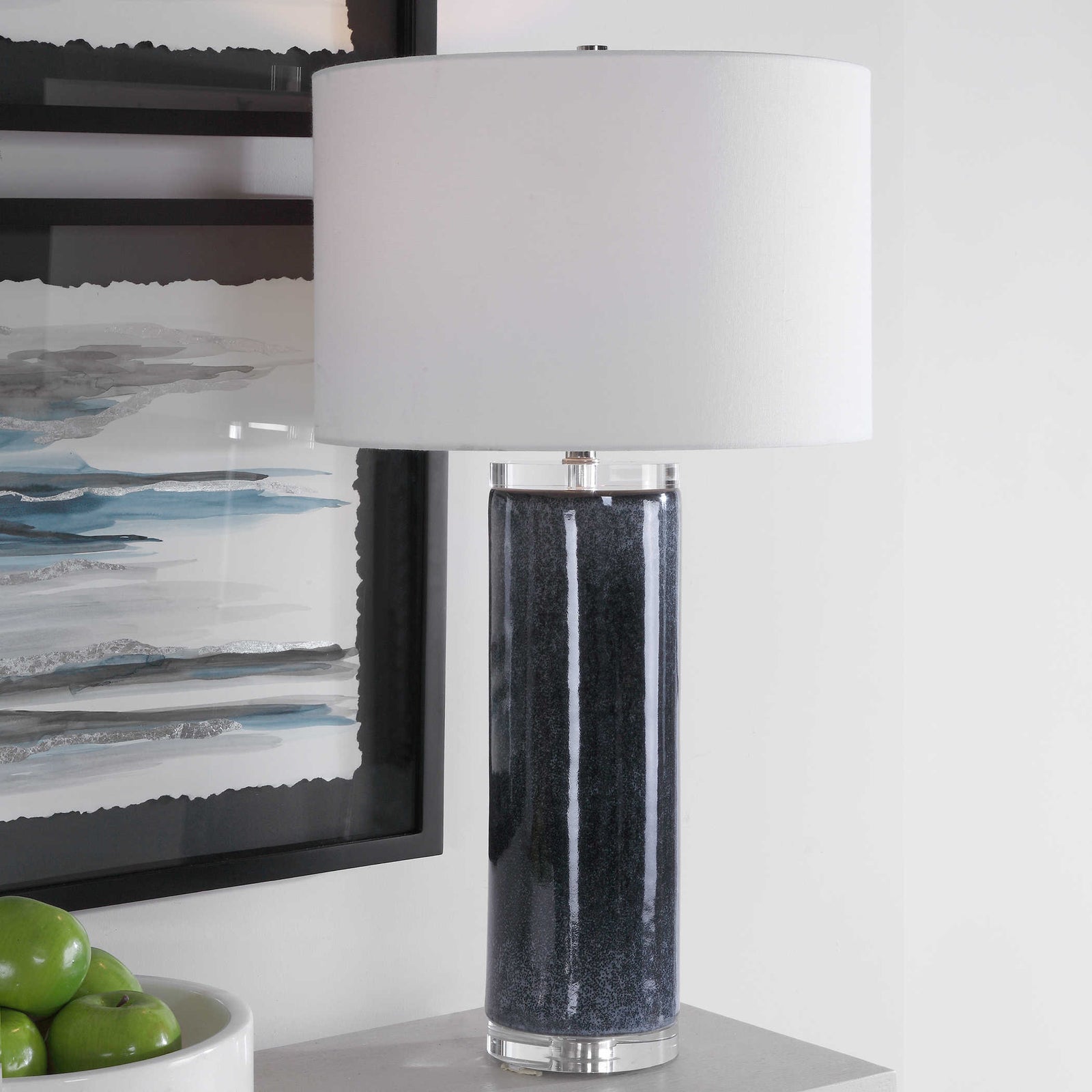 Midnight Landscape Table Lamp