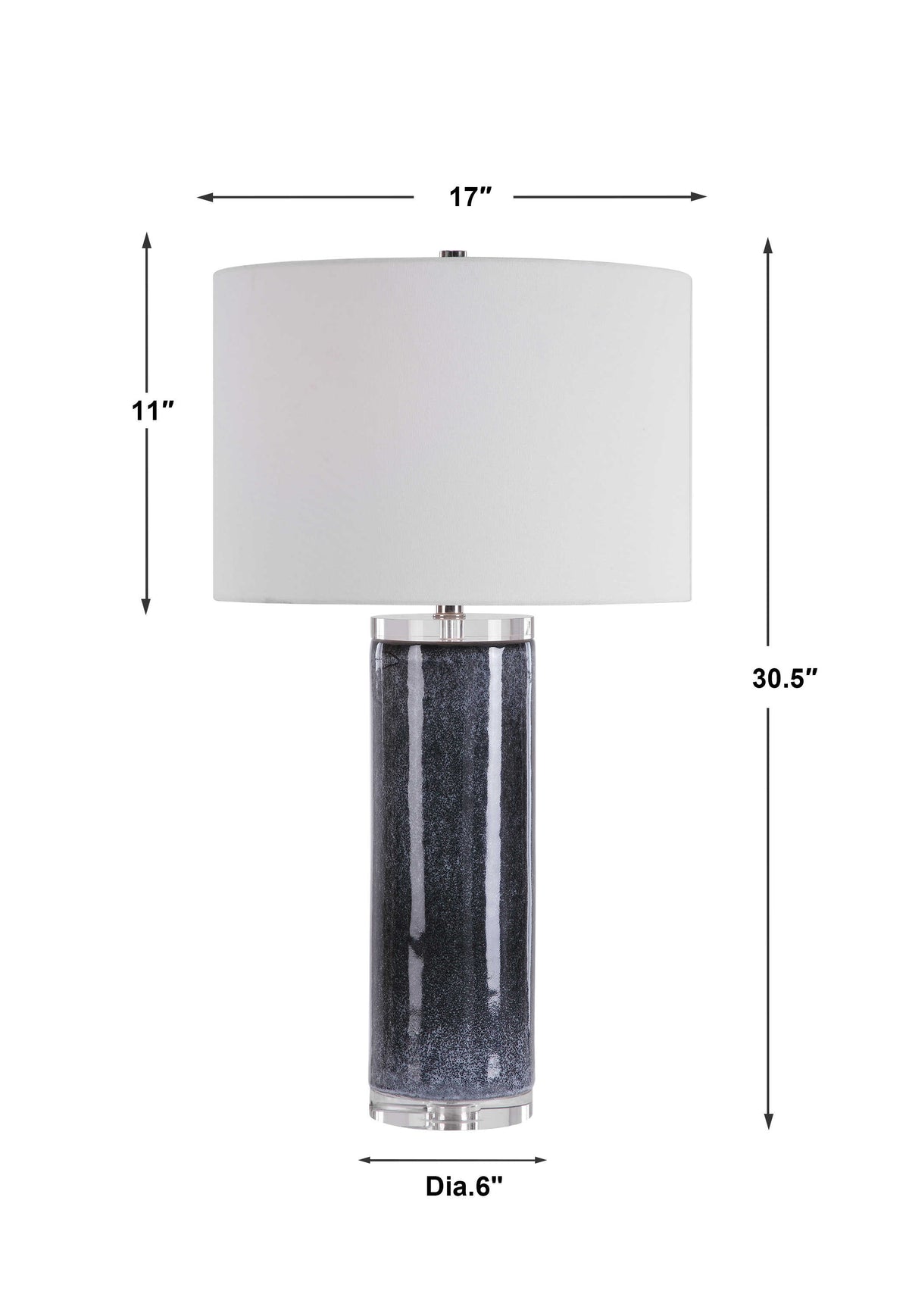 Midnight Landscape Table Lamp