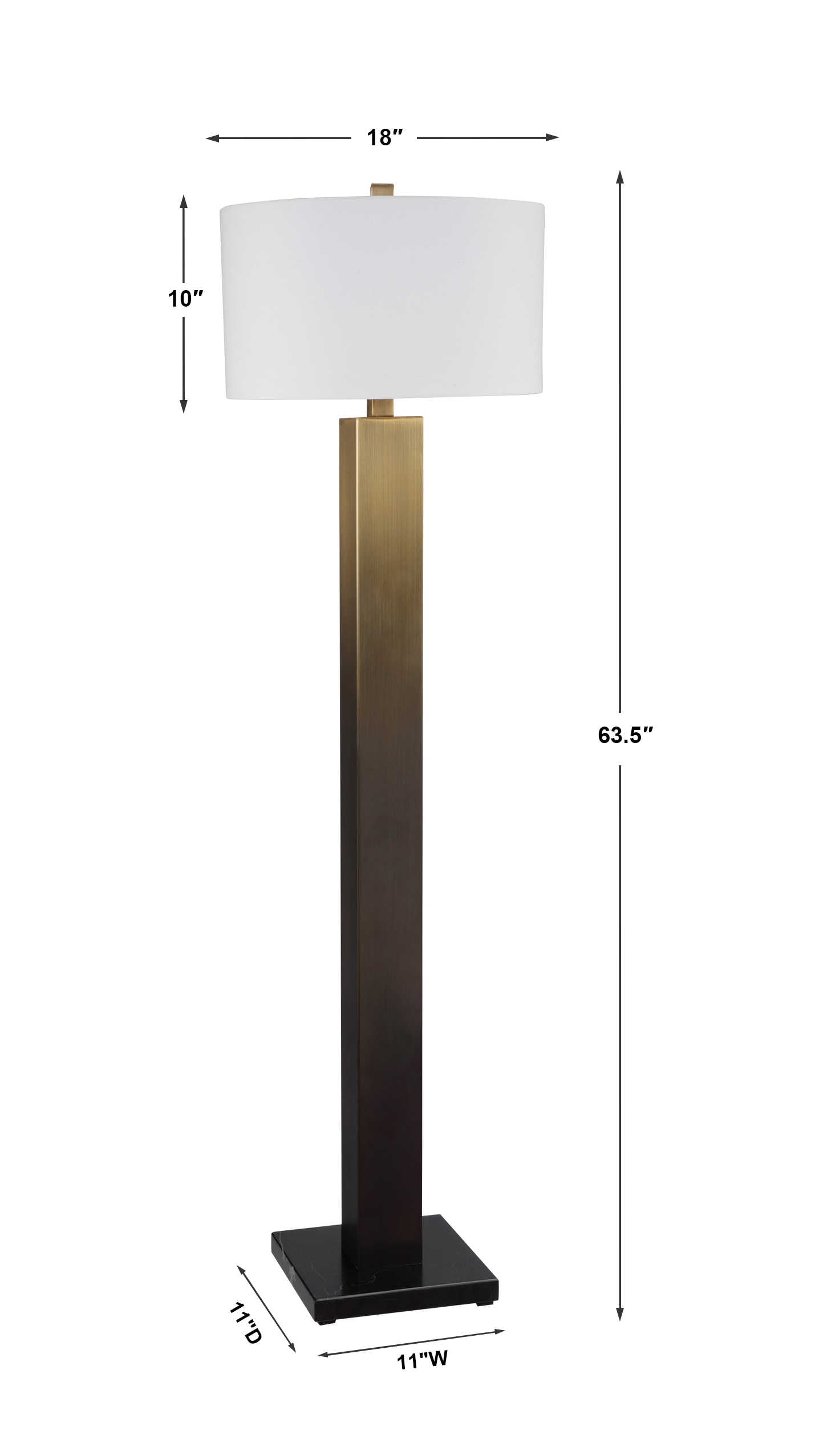Ombre Floor Lamp