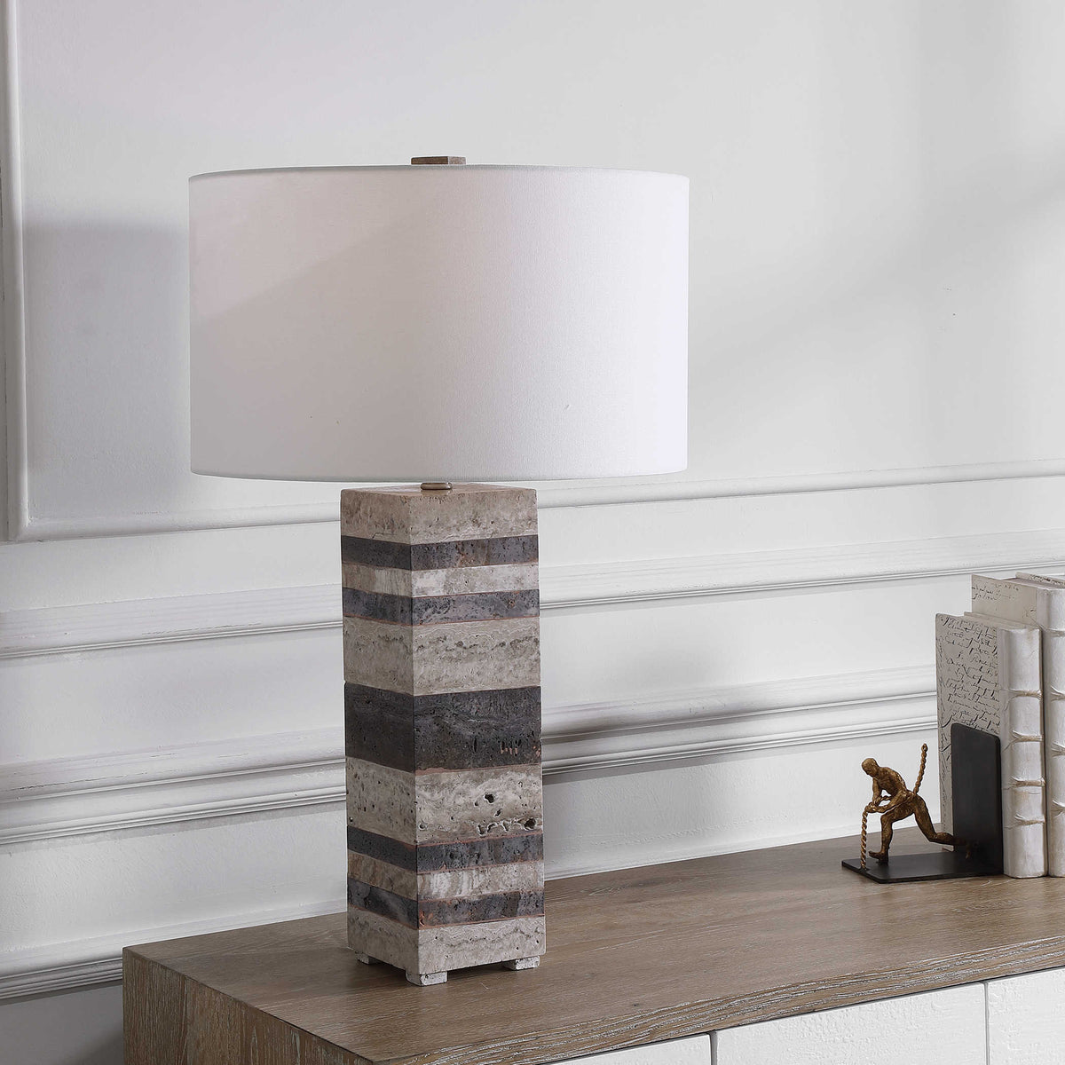 Sedimentary Table Lamp