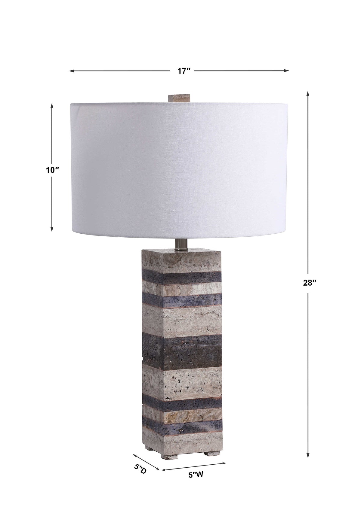 Sedimentary Table Lamp